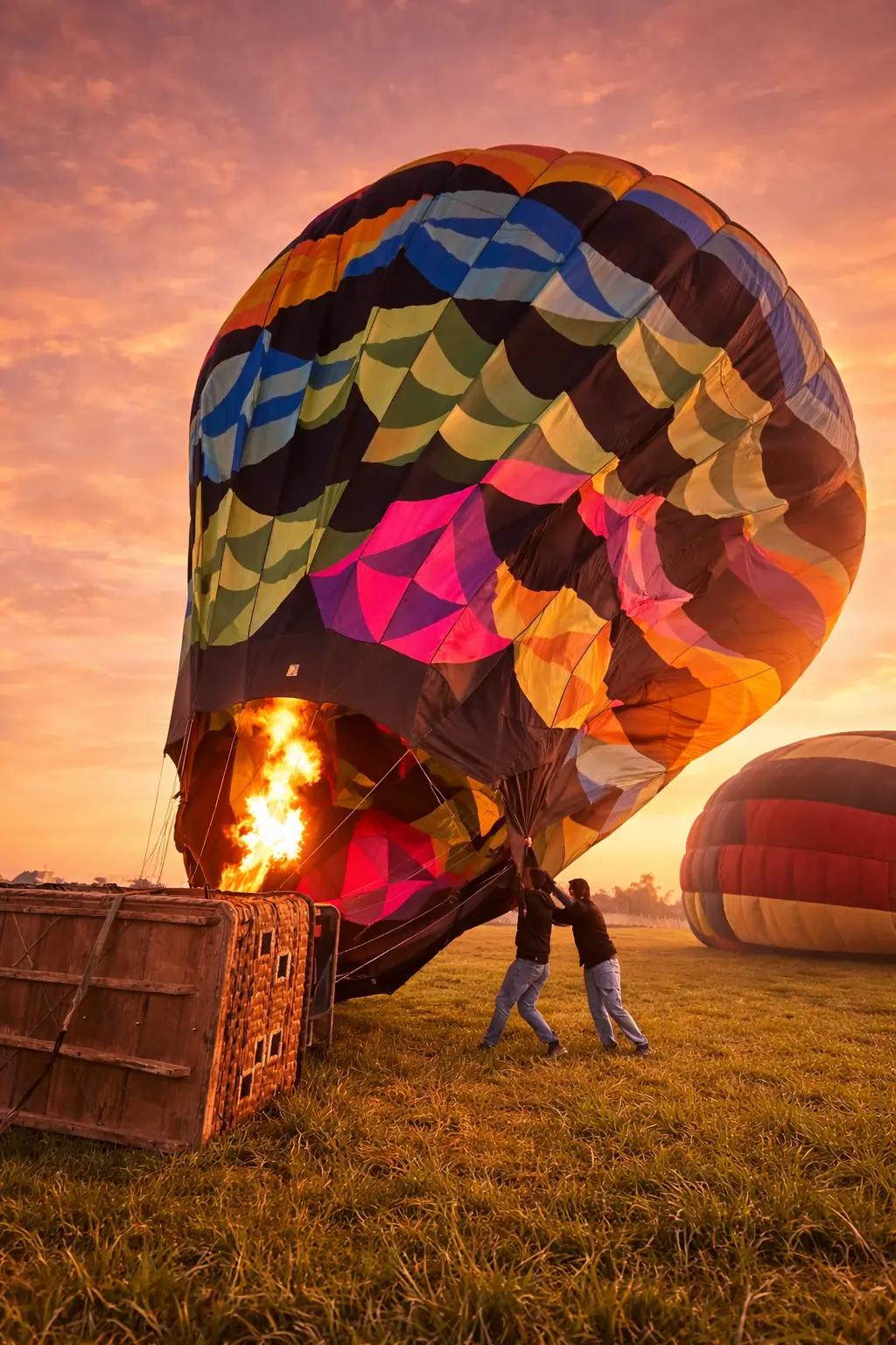 Momento do voo de balão 5